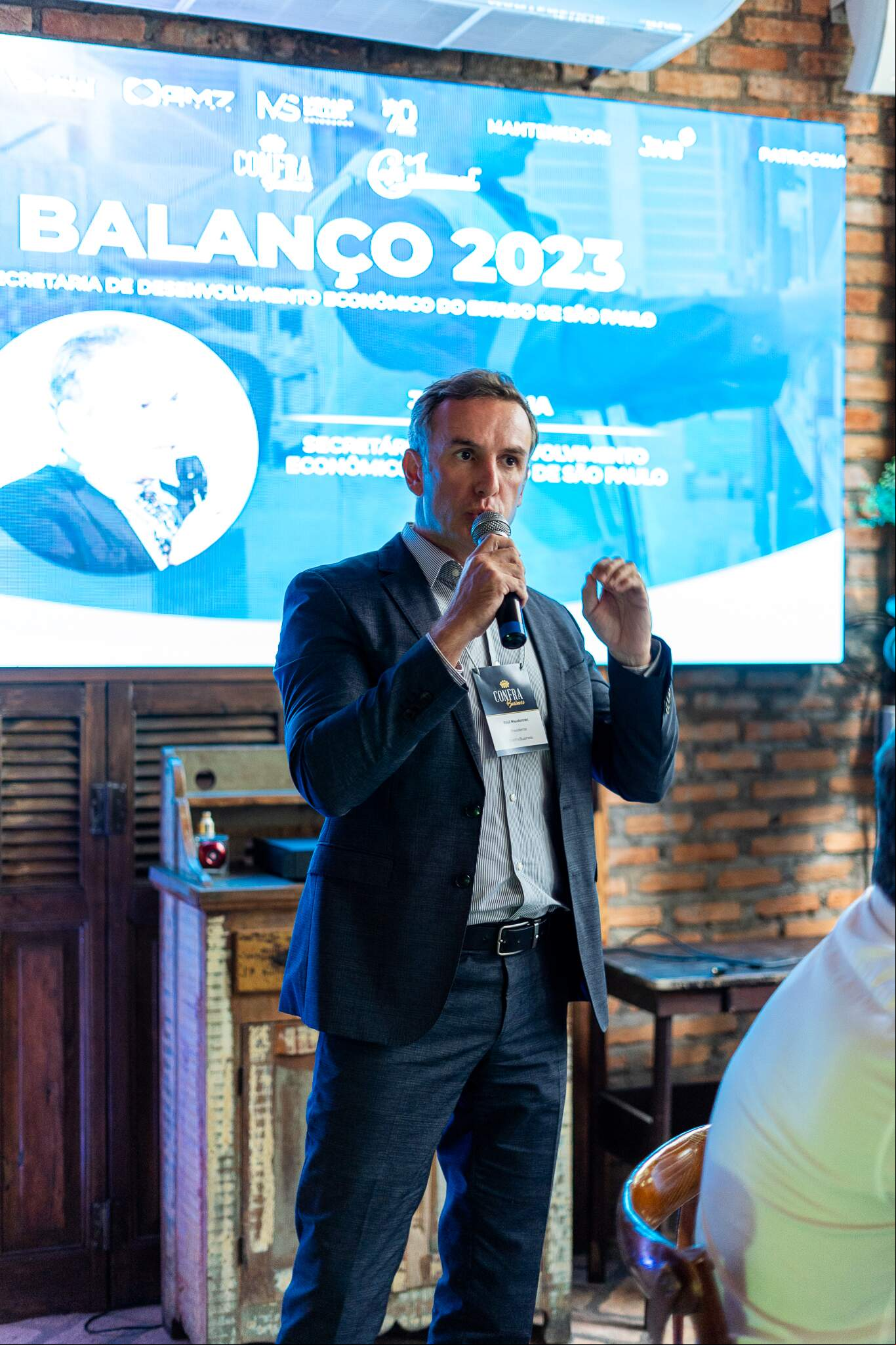 O presidente da ConfraBusiness, Raul Maudonnet