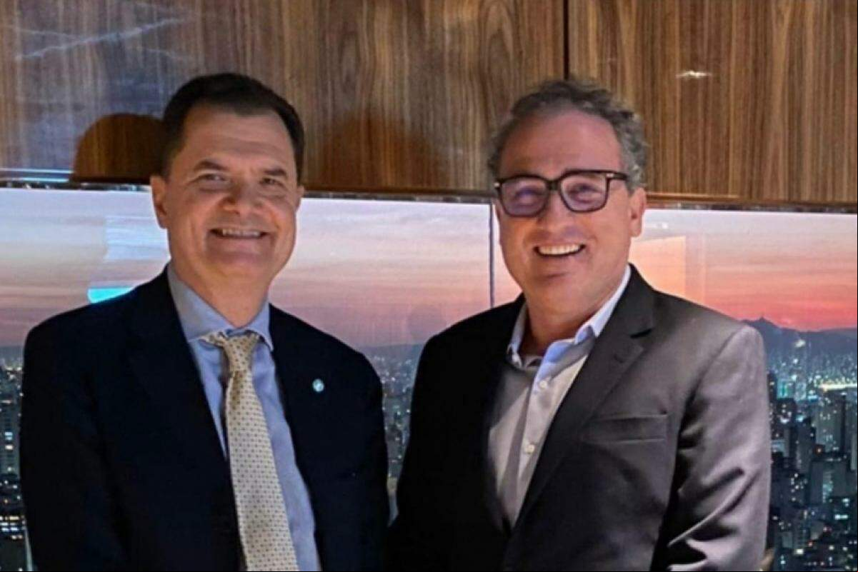 Juliano Meneghel Dorizotto e Fábio Porta, deputado ítalo-brasileiro no Parlamento Italiano