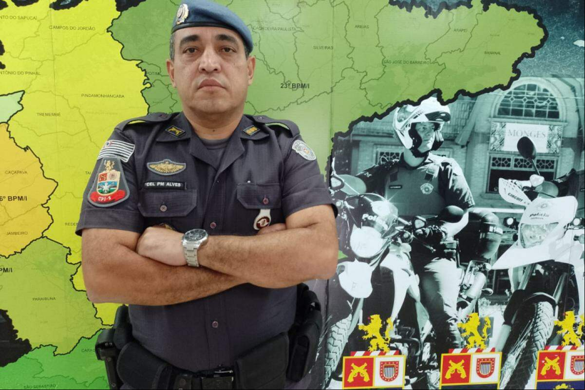 Coronel Luiz Fernando Alves, comandante do I-1