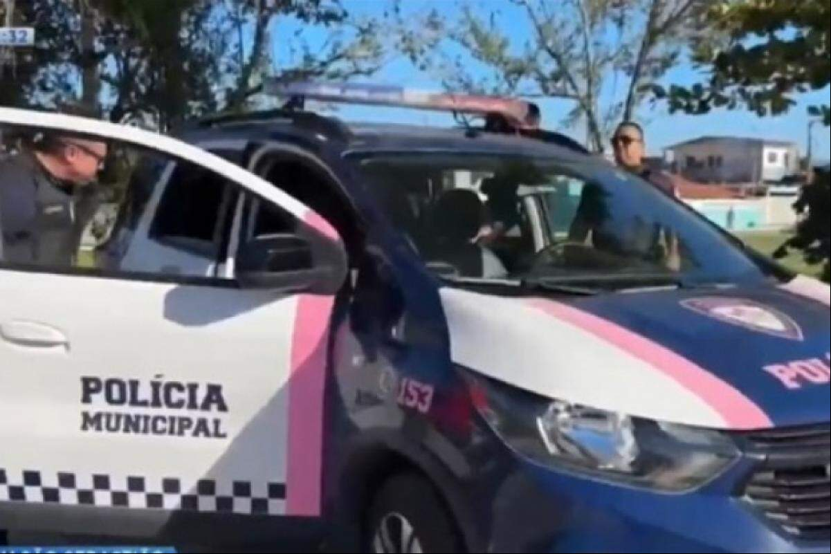 Viatura da  Polícia Municipal de São Sebastião 