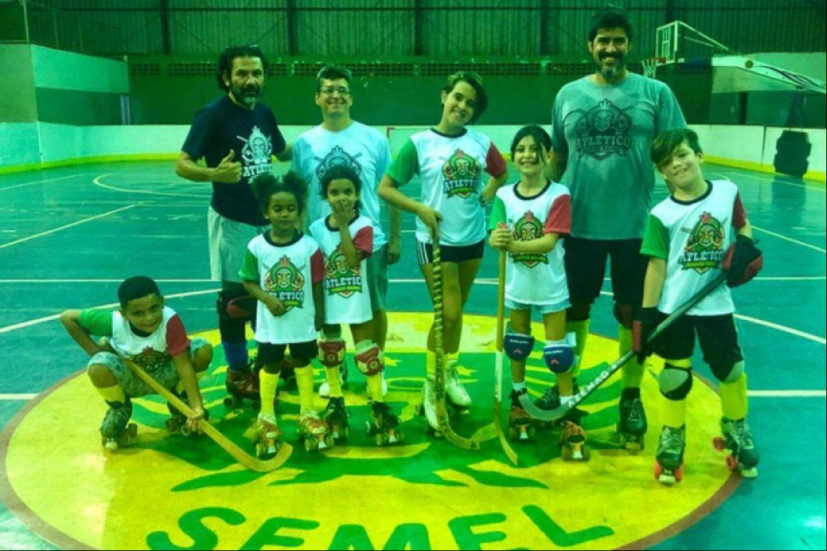  Treinos da Escolinha do Atlético Hóquei Bauru acontecem no ginásio Raduan Trabulsi Filho