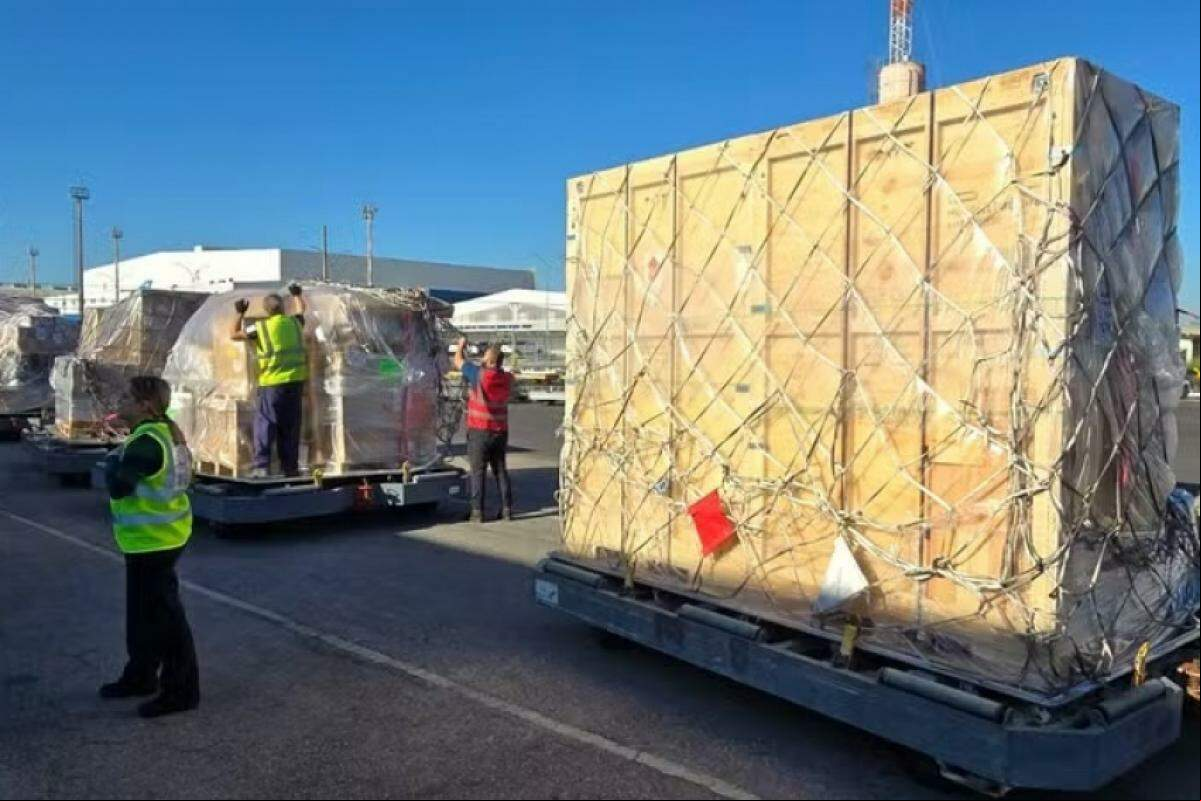 Produzido nos Estados Unidos, o equipamento chegou ao Brasil na última terça-feira