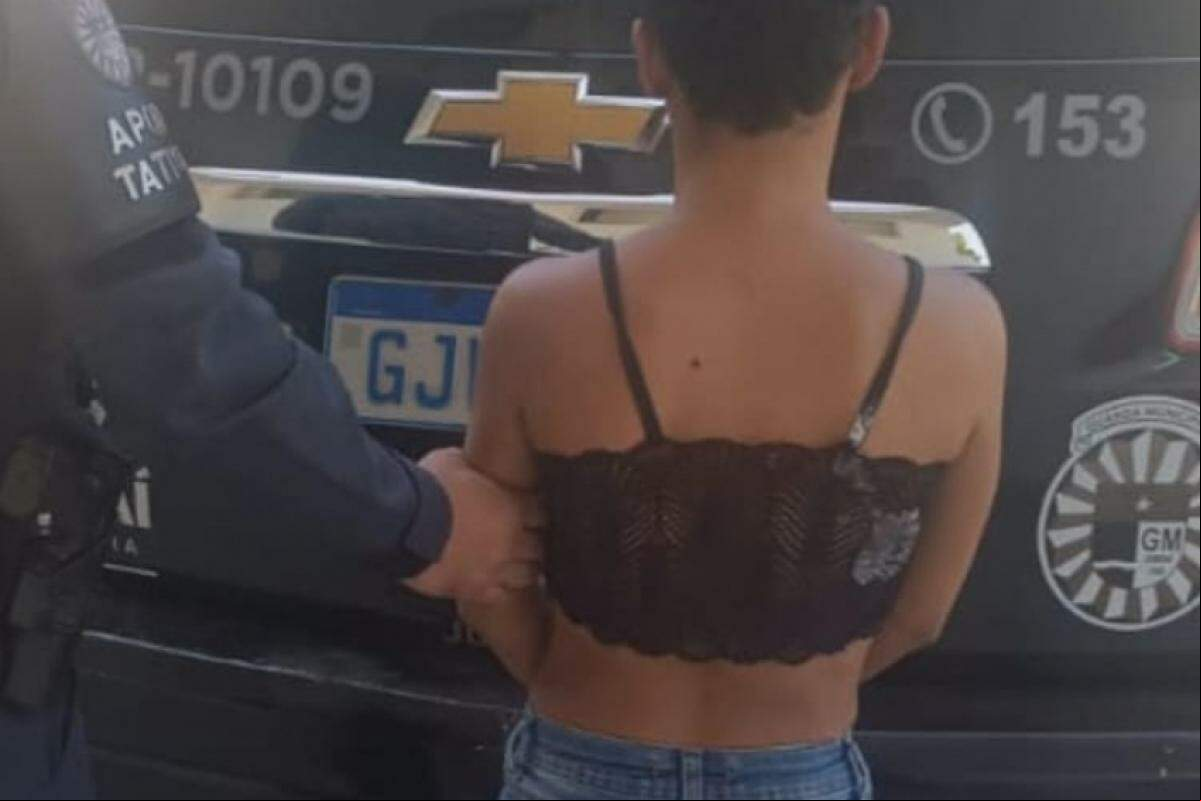 A bandida foi capturada e ficou à disposição da Justiça